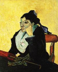 Vincent Van Gogh The Woman of Arles(Madame Ginoux) oil painting picture